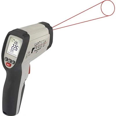 Image de VOLTCRAFT IR 800 20C Thermomètre infrarouge Optique 20:1 40 +800 C pyromètre
