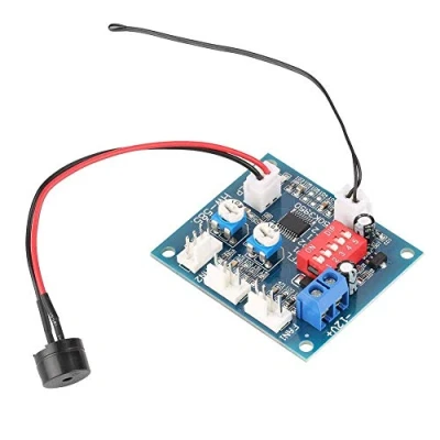 Image de Contrôleur de Vitesse Ventilateur PWM DC 12V, Régulateur à 4 Broches, pour PC, Réglage Température Précis et Contrôle