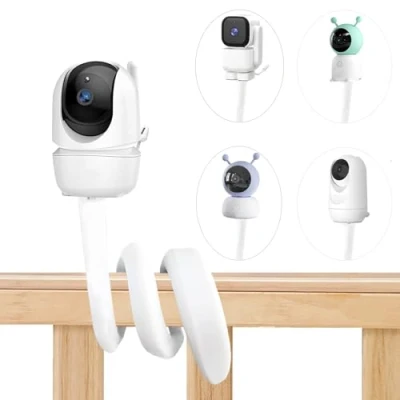 Image de Derebir Support de babyphone Compatible avec Boifun/Tecguud Caméra pour Pied Camera Bebet Solide Plus Sécurité (18.3 Pouces)