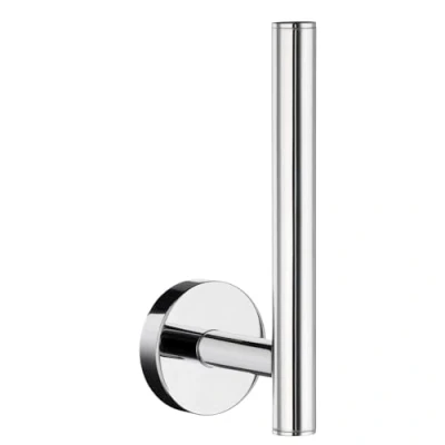 Image de Smedbo HK320 Home Porte Rouleau de WC réserve Laiton/Cuivre/Zinc Argent 4,8 x 6,5 14 cm