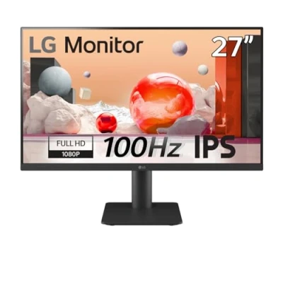 Image de LG Standard 27MS550 B.AEU Ecran PC bureautique 27&quot; Dalle IPS résolution FHD (1920x1080), 5ms GtG 100Hz, NTSC 72% (CIE1931), inclinable, réglable en Hauteur