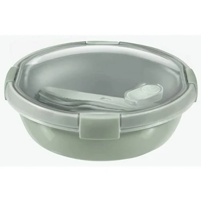 Image de Curver 249953 Boîte de Conservation, to GO Assiettes Nomade 1L avec Couverts Recycle (Smart ECO Line) 198 x 66 mm