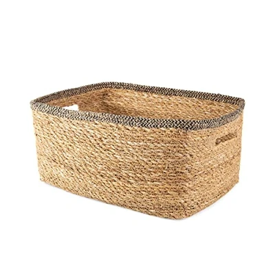 Image de Compactor Panier de Rangement Rohan, Taille Large, 33 x 23 18 cm, Noir/Brun, RAN10558