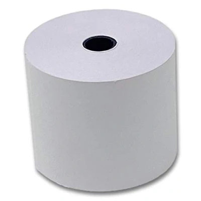 Image de 10 Rouleaux de recharge pour calculatrices et caisses enregistreuses à impression NON THERMIQUE papier 1 feuile électrique Bobine Blanc 57 x 70 12 mm Comptable 57x70 Afn7 60g