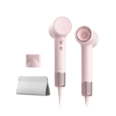 Image de Laifen Mini Sèche Cheveux, Cheveux à Ions NéGatifs Avec Moteur Sans Balais 110 000 Tr/Min pour un SéChage Rapide, de Voyage Haute Vitesse Silencieux (Rose)
