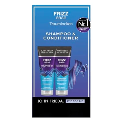 Image de John Frieda Frizz Ease Traumlocken Set shampoing, 250 ml &amp; après Type de cheveux : ondulés, bouclés, frisés Nourrissant pour des boucles bien définies