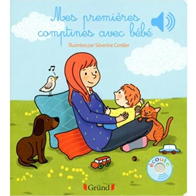 Image de Mes premières comptines avec bébé Livre sonore 6 puces Dès 1 an d’occasion Très bon