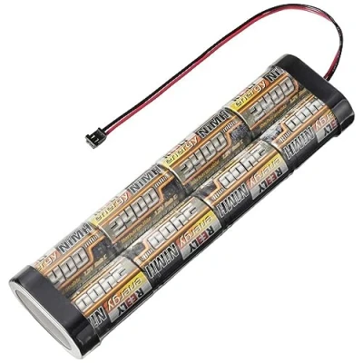 Image de Reely Pack de Batterie (NiMh) 9.6 V 2400 mAh Nombre cellules: 8 Sub C Stick Graupner