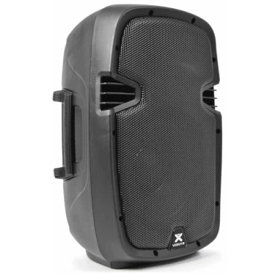 Image de VONYX SPJ 1000AD Enceinte Active 10&quot; 400 Watts, Amplifiée, Sonorisation Professionnelle, Boitier ABS Solide, Haut Parleur Mobile, Woofer 10 Pouces, Entrée Ligne Micro