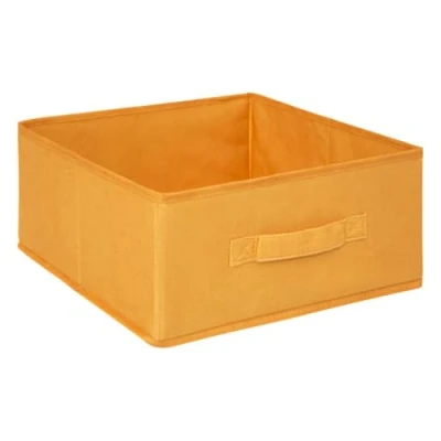 Image de Five Boîte de Rangement en Velours Jaune 31 x 15 cm
