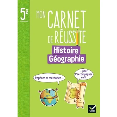 Image de Mon Carnet de réussite Histoire Géographie 5e Ed. 2024 élève (Broché)