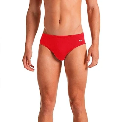Image de NIKE Brief Maillot de Bain Homme, Rouge (University Red), S