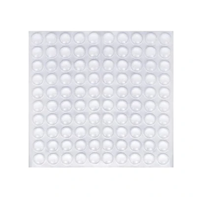 Image de 100 Pcs Transparente Pieds Adhésifs, Patin Antiderapant Antibruit, Butées de Protection en Caoutchouc, pour Amortisseurs d&#039;Amortissement du Bruit et Portes, Armoires, Clavier