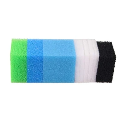 Image de INGVIEE Compatible Mousse Filtrante pour Juwel Compact/Bioflow 3.0 / M (2X Bleu Fin, 1x Gros, Vert Nitrax, 2X au Charbon Actif, 5X Ouate Filtrante)