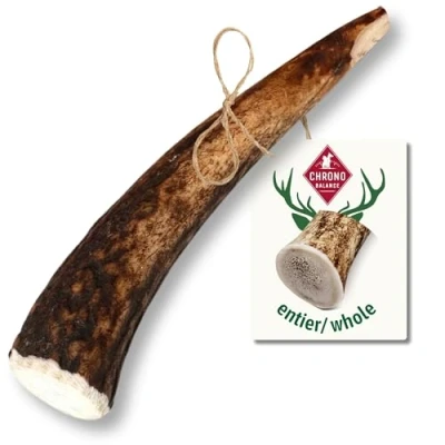 Image de ChronoBalance® Bâton M à mâcher en Bois de cerf pour Chiens: Jouet Naturel mastiquer, 100% cerf, favorisant l&#039;hygiène Dentaire, sans additifs, Durable