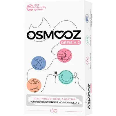 Image de ATM Gaming Jeu Couple Osmooz Défis à 2 de Cartes Gratter Jeux société Cadeau Femme Homme Original St Valentin
