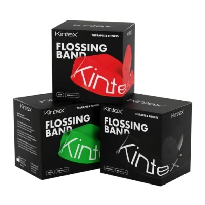 Image de Kintex Flossingband Voodoo, 208 cm x 5 cm, Bande de Compression, thérapie, mobilité, rééducation, flossing, entraînement, régénération (Vert)