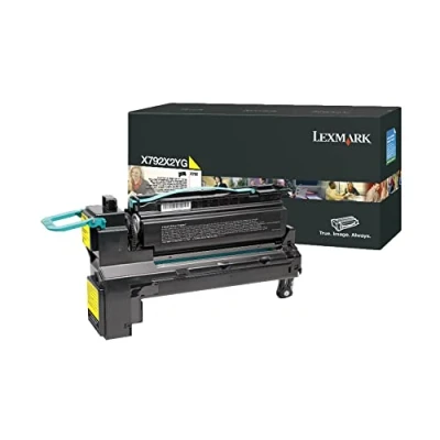 Image de Lexmark X792X2YG Cartouche laser pour X792 Jaune