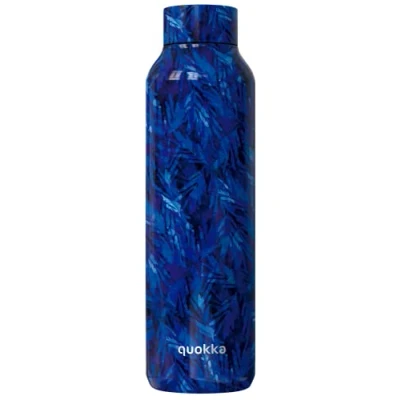 Image de Quokka Solid Night Forest 850 ML Bouteille d&#039;eau en Acier Inoxydable avec Isolation par Double Paroi Gourde Reutilisable sans BPA maintient Le Liquide Froid jusqu&#039;à 24h, Chaud 12h