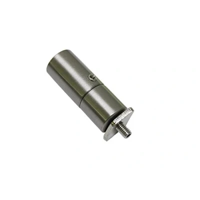 Image de GARDINIA Support de tringle à rideau, fixation plafond, Pour avec 2 rails intégrés, Matériel inclus, Longueur: 3,6 cm, Effet inox