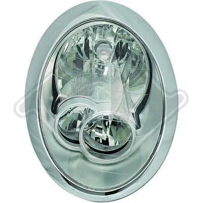Image de DIEDERICHS 1205182 Phares droit H7/H7 avec commande pour correcteur de site projecteur MINI: 3/5 portes, Cabriolet
