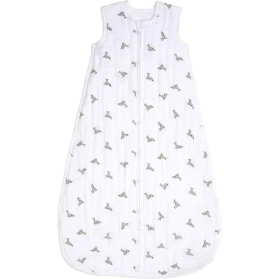 Image de aden + anais Gigoteuse pour Bébé Turbulette en Mousseline 100% Coton Demi Saison Douce et Chaude Emmaillotage Nouveau Né Fille Garçon 6 18 Mois 1.5 TOG, Blanc Vert