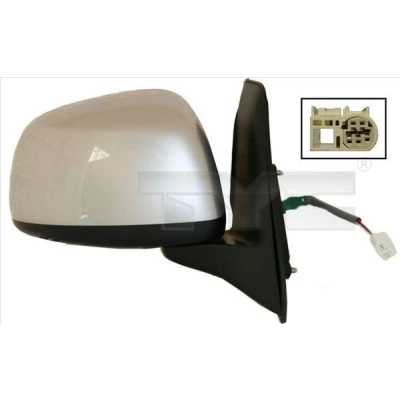Image de Rétroviseur extérieur Tyc 335 0024 gauche avec couche d&#039;apprêt pour ajustage électrique des rétroviseurs, convexe, chauffant SUZUKI: SX4 I 5 portes