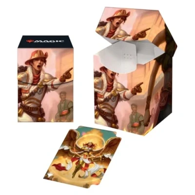 Image de Ultra Pro MTG Murders at Karlov Manor 100+ Deck Box Nelly Borca, Impulsive Accuser for Magic : The Gathering cartes à manches, dimensionnées pour s&#039;adapter aux de taille standard