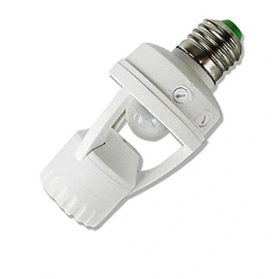 Image de E27/E14/B22 à vis ampoule lampe support LED PIR infrarouge détecteur de mouvement commutateur Socket, blanc, B22