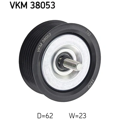 Image de SKF VKM 38053 Galet Enrouleur MERCEDES BENZ: Classe C Berline, E Coupe, Break