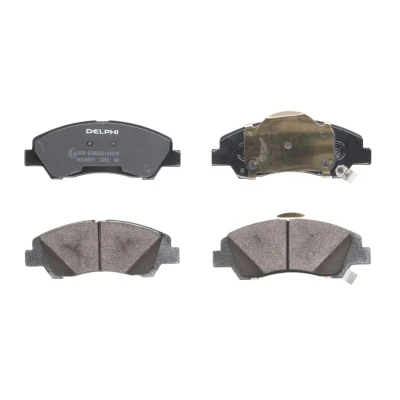 Image de DELPHI LP3265 Jeu de plaquettes frein avec indicateur d&#039;usure tôle anti bruit sans accessoires HYUNDAI: i10 II 3/5 portes, III portes