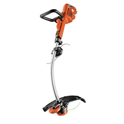 Image de BLACK+DECKER Coupe bordures filaire 900W Manche téléscopique poignée ajustable et roue de guidage Livré avec une bobine 6m 8 fils GL9035 QS