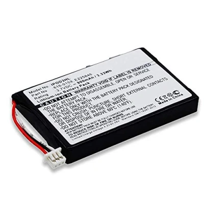 Image de subtel® Batterie 616 0159, E225846 900mAh pour Apple iPod 3 Gen. A1040 Accu Rechange Remplacement Lecteur mp3 Player