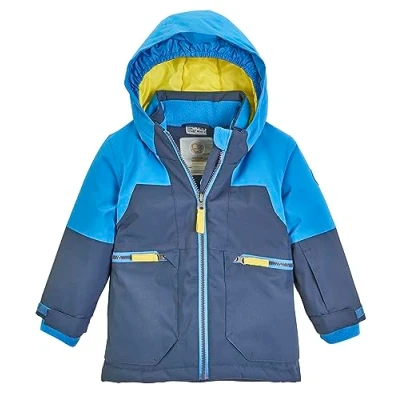 Image de first instinct by killtec enfants Veste de ski/veste fonctionnelle avec capuche et jupe pare neige FISW 46 MNS SKI JCKT, royal, 98, 39987 000