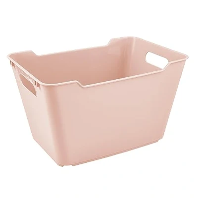 Image de keeeper Boîte de Rangement, Surface Texturée, 12 L, Lotta, Nordic Pink