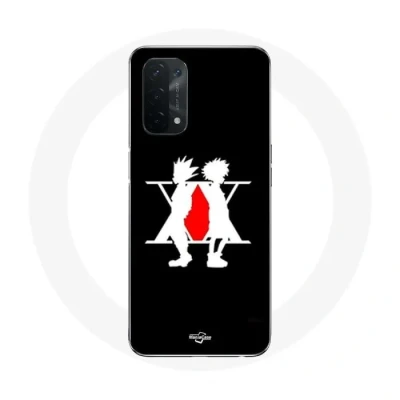 Image de Coque pour Oppo A54 5G Hunter x Manga Logo Noir