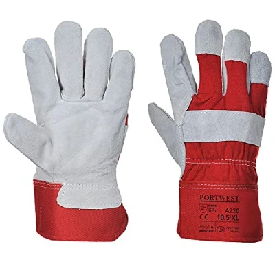 Image de Gant Docker Premium PORTWEST Rouge Cuir Taille XL