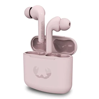 Image de Fresh &#039;n Rebel True Wireless Écouteurs Intra Auriculaires Bluetooth 24 Heures d&#039;autonomie de Lecture, contrôle Tactile et Assistant Vocal (Twins 1 Tip, Smokey Pink)