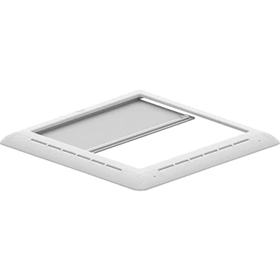 Image de Teinté Hublot Flamme Rollo Vent Blanc Neutre 40x40 pour Camping Car Caravan