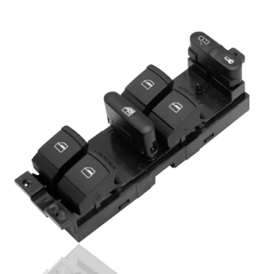 Image de Konuooer Interrupteur de Lève Vitre Electrique Pour Golf,1J4959857D,Interrupteur Commande Fenêtre Bouton électrique Golf J e t a Bora B5 Siège Leon Toledo 1J4 959 857D