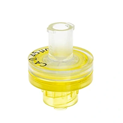 Image de GVS Filter Technology, Filtre Seringue, ABLUO, 13mm,Membrane AC, 0.45µm, Chambre Acrylique, Couleur Jaune, 10/pc