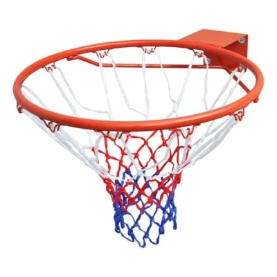 Image de vidaXL Ensemble de Cerceau Panier Basket Ball avec Filet Orange 45 cm Jeu Cour 90498