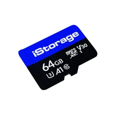 Image de iStorage microSD Card 64GB, Encrypt Data stored on Cards Using datAshur SD USB Flash Drive, Compatible with Drives Only
