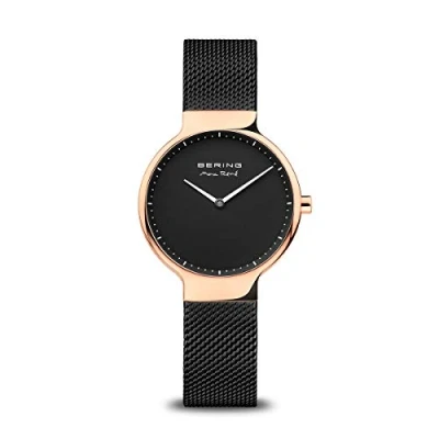 Image de BERING Mixte Analogique Quartz Max René Collection Montre avec Bracelet en Acier Inoxydable &amp; Verre Saphir