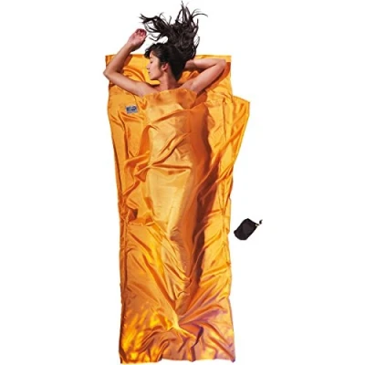 Image de Cocoon ST Sac de couchage (Travelsheet) Soie Mixte Adulte Jaune (sunset) 86&quot;x35&quot;