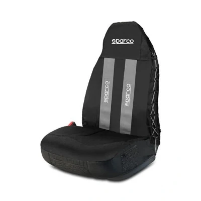 Image de SPARCO SPC1020GR Couverture de siège gris/noir Tissu en polyester