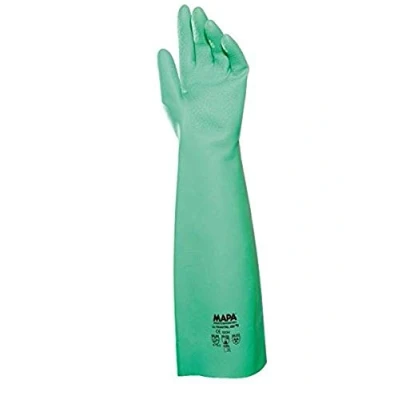 Image de Mapa Ultranitrile Gants en caoutchouc nitrile professionnel Taille 8 Vert (lot de 2)