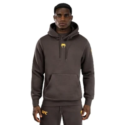 Image de Venum UFC Fusion Fight Week Sweatshirt à Capuche pour Hommes Marron Terrestre XL