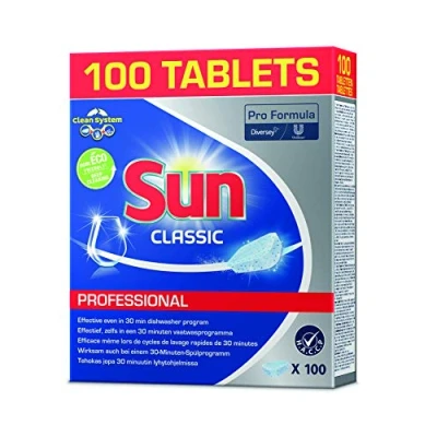 Image de Sun Professional Citrus Classic CO:NL Lot de 100 tablettes pour lave vaisselle