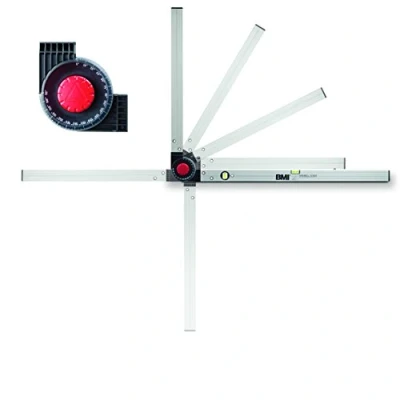 Image de BMI 715060120 Winkelstar Niveau d&#039;angle, Multicolore, 60 x 120 cm